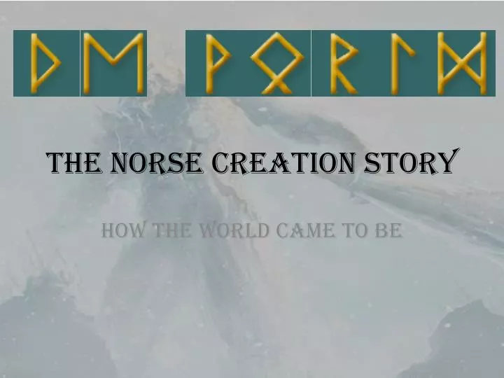 the norse creation story