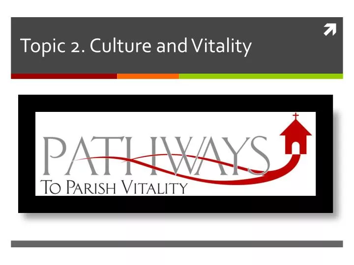 topic 2 culture and vitality