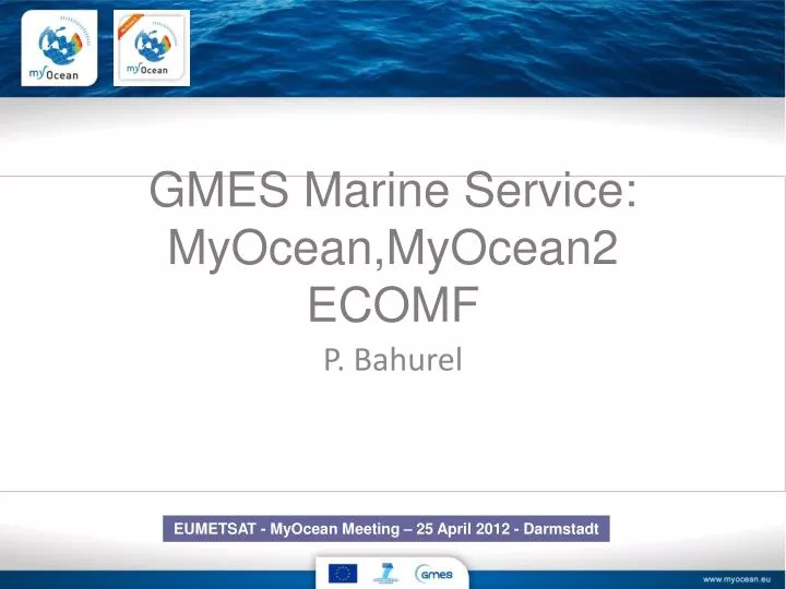 gmes marine service myocean myocean2 ecomf