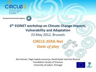 CIRCLE-2ERA-Net State of play