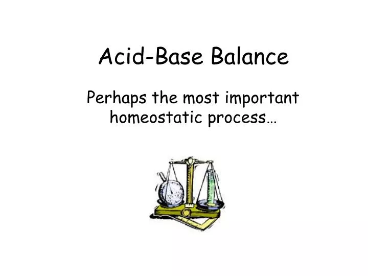 acid base balance