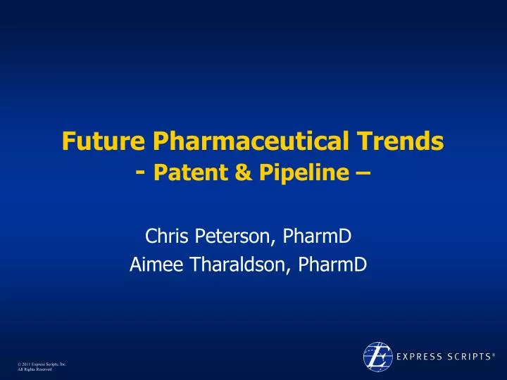future pharmaceutical trends patent pipeline