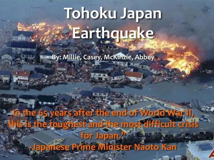 tohoku japan earthquake