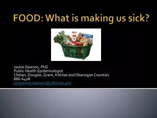 FOOD: What is making us sick?