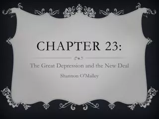 Chapter 23: