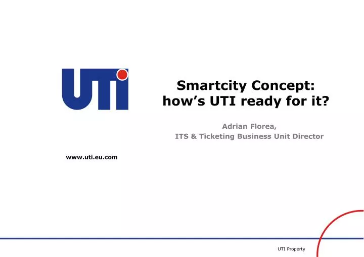 smartcity concept how s uti ready for it