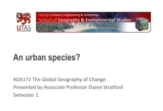 An urban species?