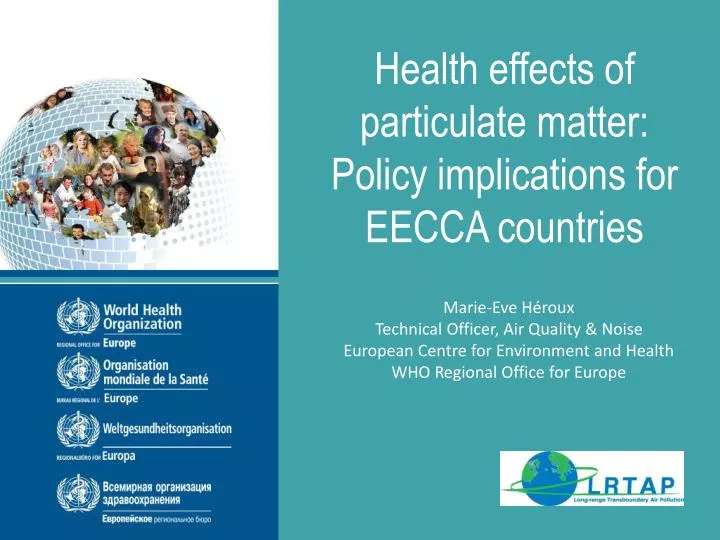 health effects of particulate matter policy implications for eecca countries
