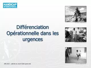 diff renciation op rationnelle dans les urgences