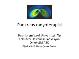 pankreas radyoterapisi