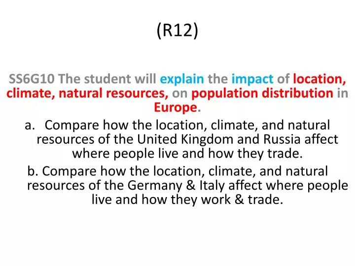 r 12 lesson giving a presentation