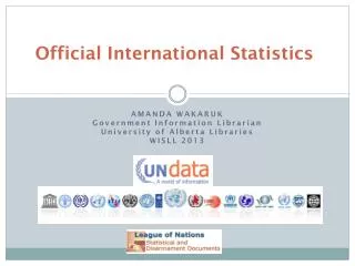 Official International Statistics