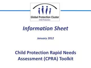 Child Protection Rapid Needs Assessment (CPRA) Toolkit