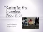 Caring for the Homeless Population