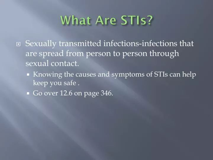 what are stis