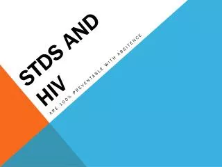 STDs and HIV