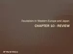 Comparing Feudalism in Western Europe and Japan: A Historical Overview - slide 1