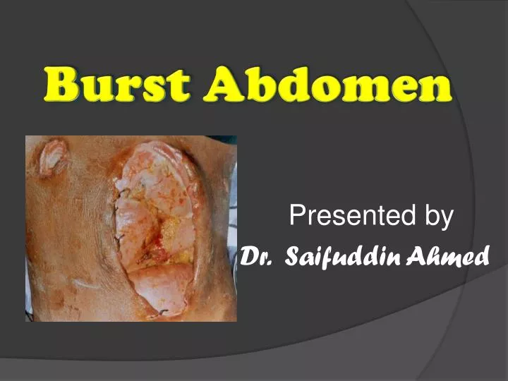 burst abdomen