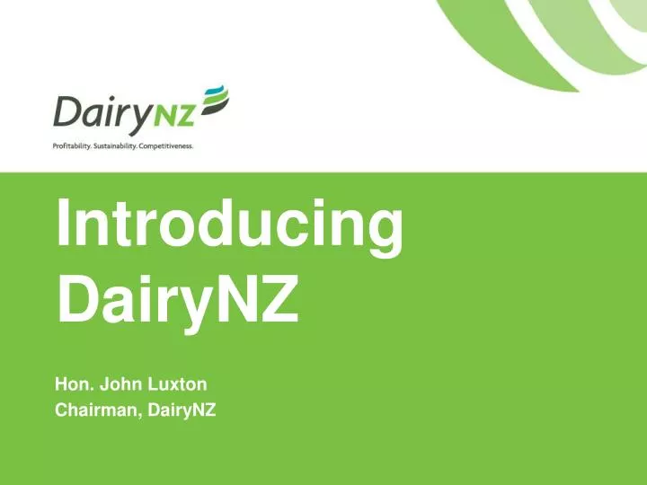 introducing dairynz