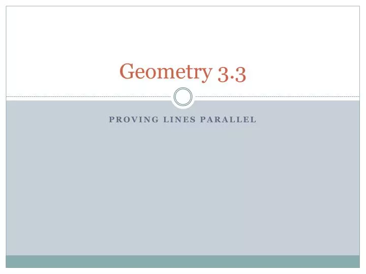 geometry 3 3