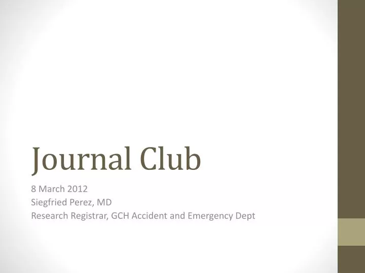 journal club