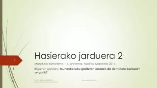 hasierako jarduera 2