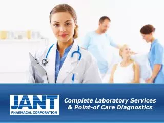 Complete Laboratory Services &amp; Point-of Care Diagnostics