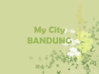 My City BANDUNG