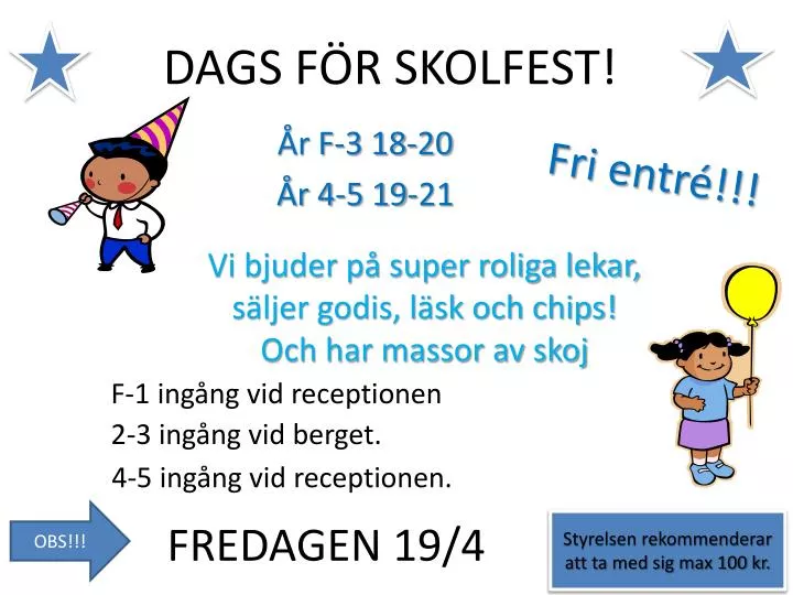 dags f r skolfest