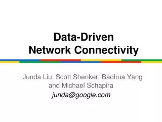 Data-Driven Network Connectivity