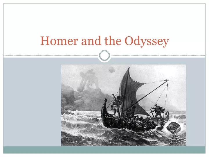 homer and the odyssey