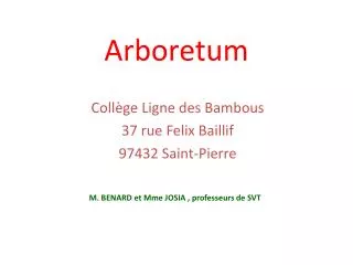arboretum