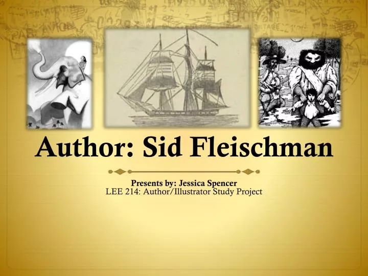 author sid fleischman