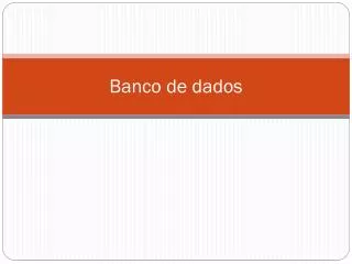 banco de dados