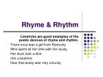 Rhyme &amp; Rhythm