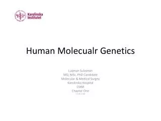 Human Molecualr Genetics