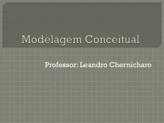 modelagem conceitual