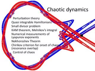 Chaotic dynamics