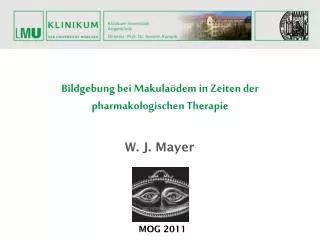 Bildgebung bei Makulaödem in Zeiten der pharmakologischen Therapie