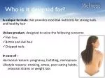 Who is it designed for? - slide 1