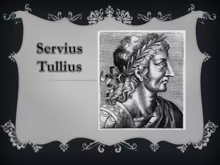 servius t ullius