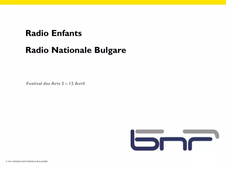 radio enfants radio nationale bulgare