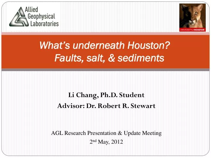 what s underneath houston faults salt sediments