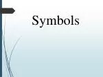 Symbols - slide 1