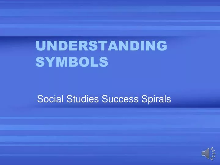 understanding symbols