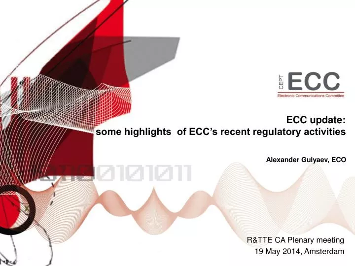 ecc update some highlights of ecc s recent regulatory activities