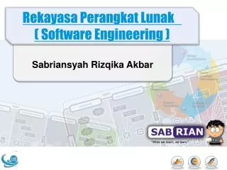 rekayasa perangkat lunak software engineering