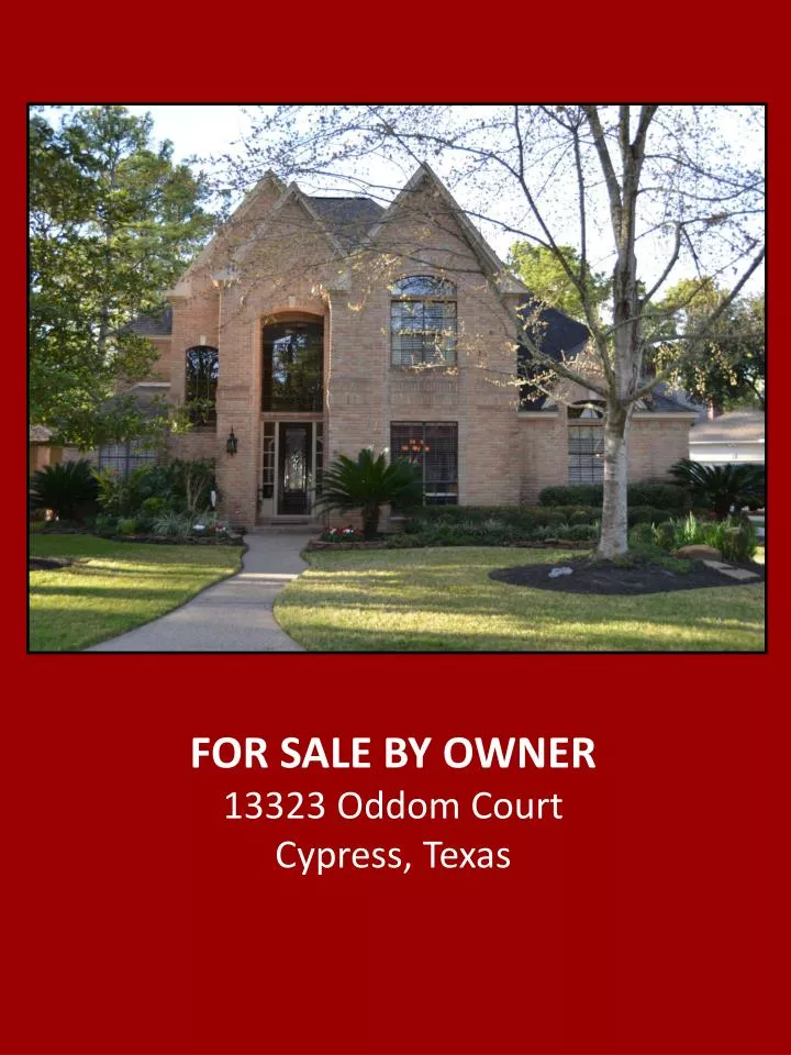 for sale by owner 13323 oddom court cypress texas