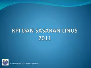 kpi dan sasaran linus 2011