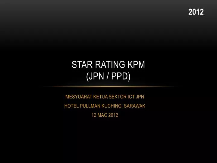 star rating kpm jpn ppd